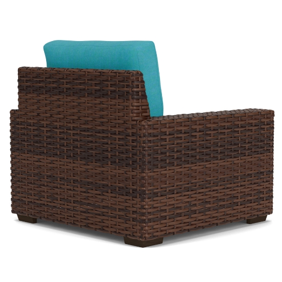 Contempo Woven Vinyl Wicker Lounge Chair - 38002