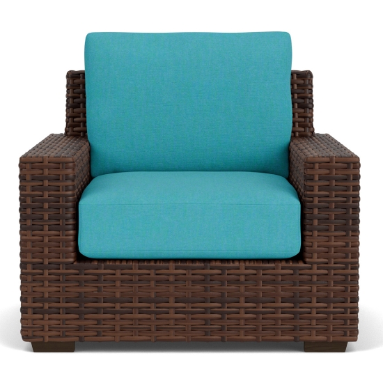 Contempo Woven Vinyl Wicker Lounge Chair - 38002