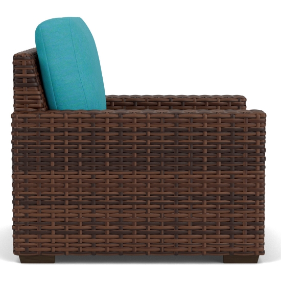 Contempo Woven Vinyl Wicker Lounge Chair - 38002