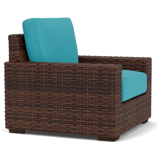 Contempo Woven Vinyl Wicker Lounge Chair - 38002