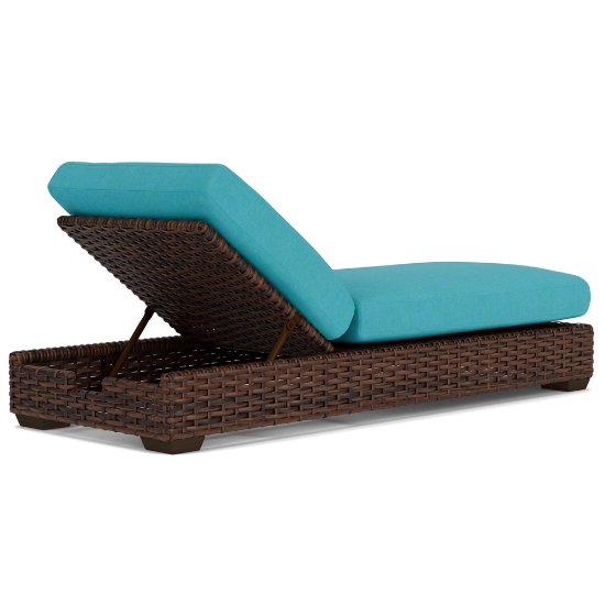 Contempo Woven Vinyl Wicker Pool Chaise - 38023