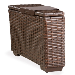 Lloyd Flanders Contempo Storage Wedge Table with Tray - 38029