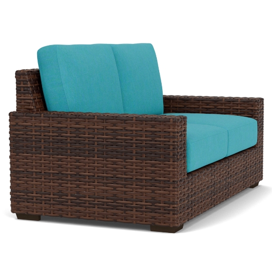 Lloyd Flander Contempo Loveseat Side angle
