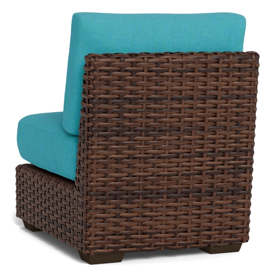 Contempo Armless Woven Vinyl Wicker Sectional Chair - 38053