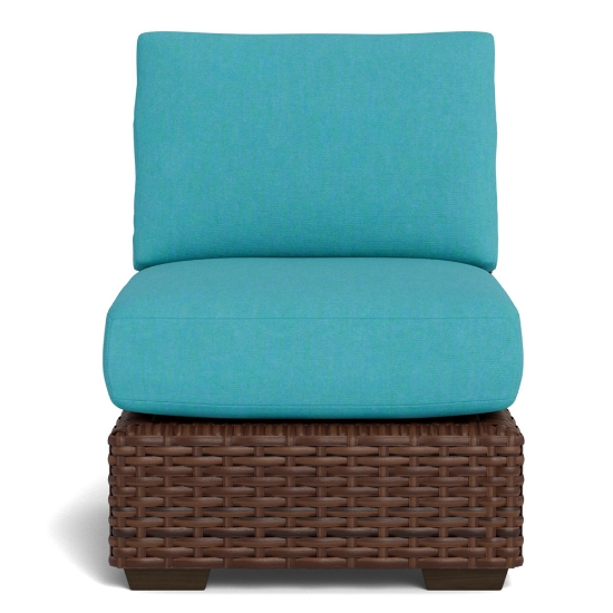 Contempo Armless Woven Vinyl Wicker Sectional Chair - 38053