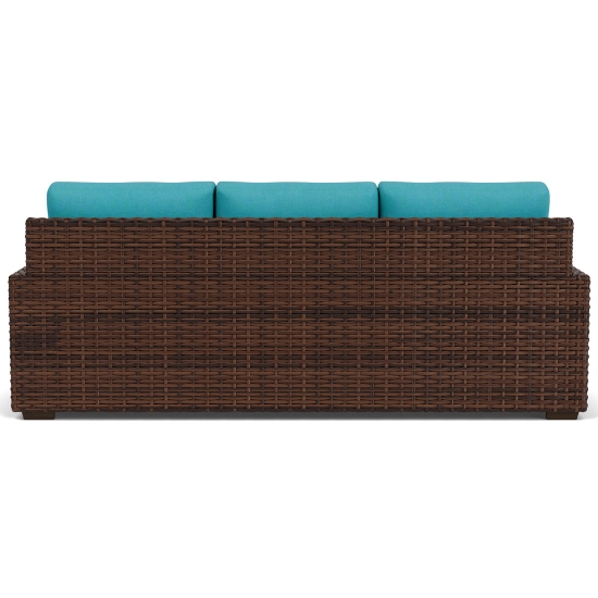Contempo Woven Vinyl Wicker Sofa - 38055