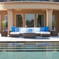 Lloyd Flanders Contempo Dual Chaise Sectional Sofa Set - LF-CONTEMPO-SET10