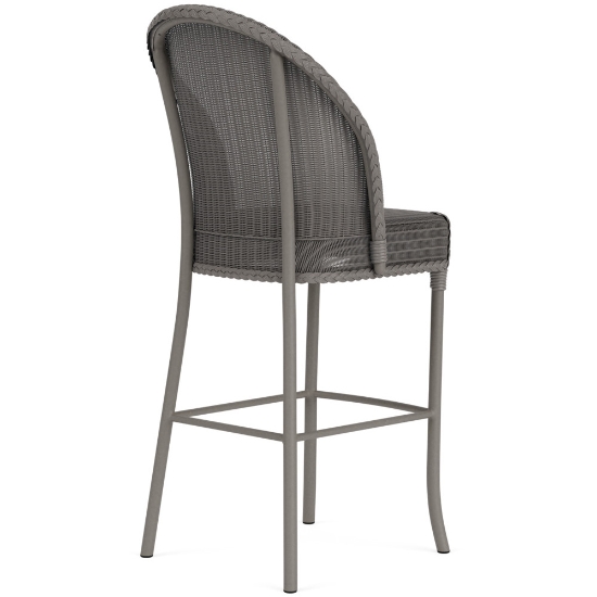 Wicker Barrel Bar Chair - 286007