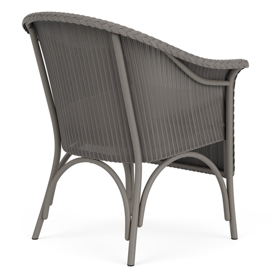 Curved Back Wicker Dining Chair - 8001