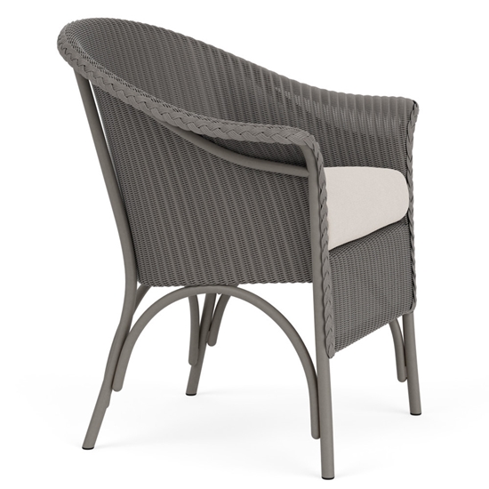 Curved Back Wicker Dining Chair - 8001