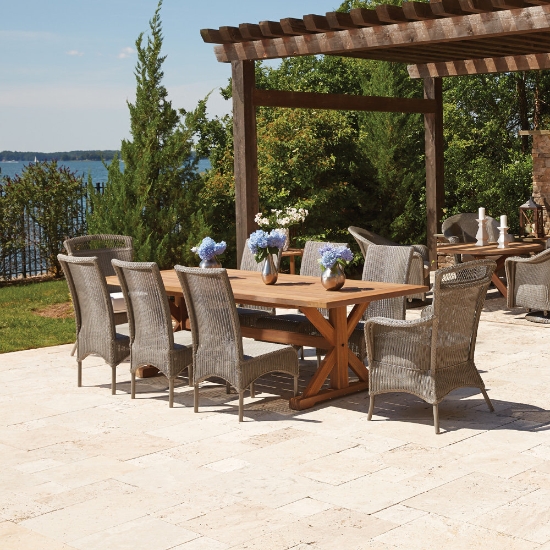 Wicker Dining Arm Chair - 66001