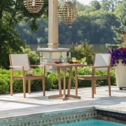 Lloyd Flanders Teak Dining Set - LF-DINING-SET7