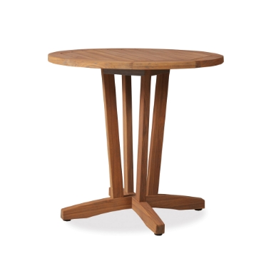 Lloyd Flanders Teak 30" Round Bistro Dining Table - 286136