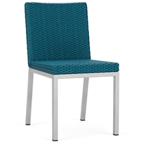Elements Armless Wicker Dining Chair