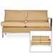 Elements Large Wicker Sectional and Lounge Chairs Set - LF-ELEMENTS-SET5