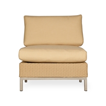 Elements Armless Wicker Lounge Chair