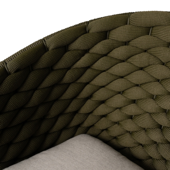 Lloyd Flanders Escape Dining Armchairs frame detail