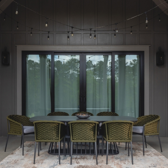 Lloyd Flanders Escape Patio Dining Set for 8 - LF-ESCAPE-SET1