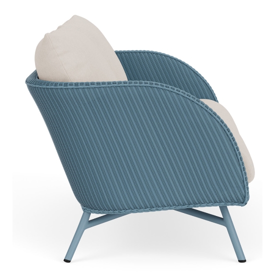 Essence Wicker Loveseat Side View