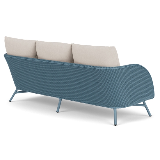 Essence Wicker Sofa Back Angle