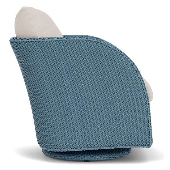 Essence Wicker Swivel Glider Side View