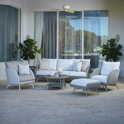 Lloyd Flanders Essence Outdoor Wicker Patio Set with Sofa and Lounge Chairs - LF-ESSENCE-SET1
