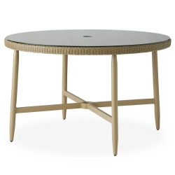 Lloyd Flanders Fairview 48" Round Umbrella Dining Table - 182048