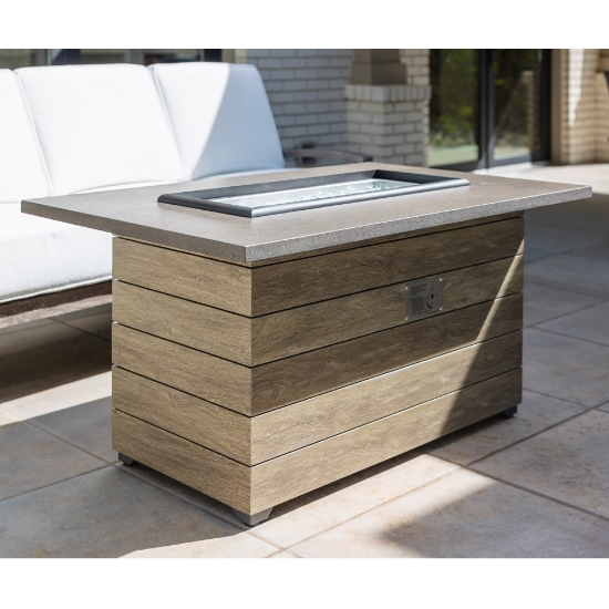Frontier 52" Rectangular Fire Table set