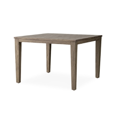 Lloyd Flanders Frontier 44" Square Umbrella Dining Table - 125344