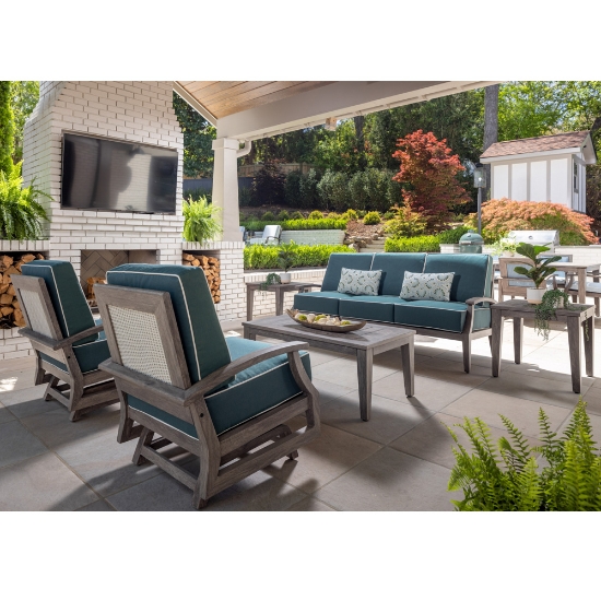 Lloyd Flanders Frontier Outdoor Furniture Set - LF-FRONTIER-SET6