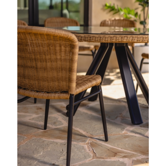 Galloway Armless Dining Chair back