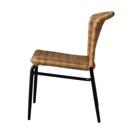 Lloyd Flanders Galloway Armless Dining Chair side