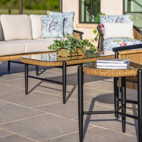 Galloway 50" Rectangular Cocktail Table lifestyle