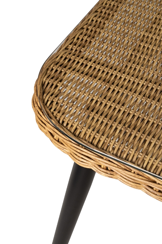 Lloyd Flanders Galloway 50" Rectangular Cocktail Table top detail