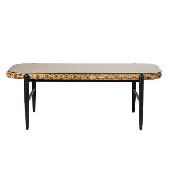 Lloyd Flanders Galloway 50" Rectangular Cocktail Table front