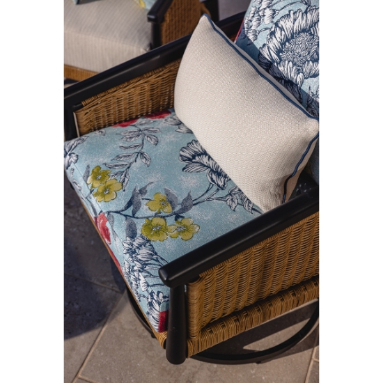 Lloyd Flanders Galloway Swivel Lounge Chairs  top