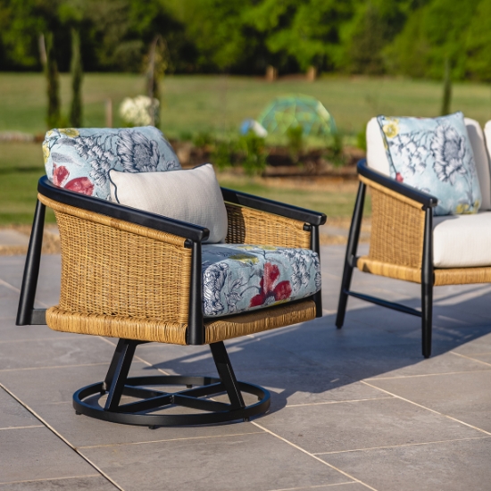 Galloway Swivel Lounge Chair lifestyle