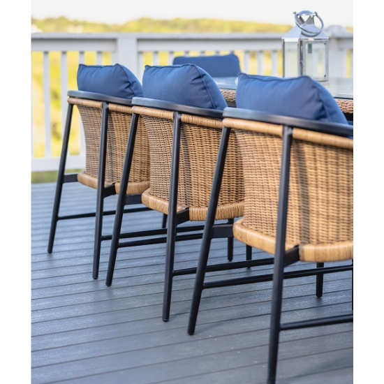 Galloway Dining Set for 8 back