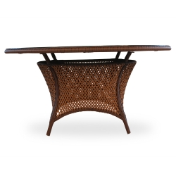 Lloyd Flanders Grand Traverse 60 inch round Glass Top Dining Table - 71060