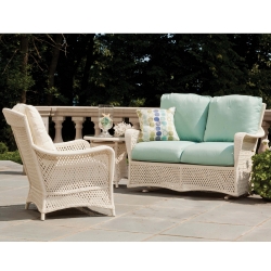 Lloyd Flanders Grand Traverse Loveseat Glider and Lounge Chair Set - LF-GRANDTRAVERSE-SET2