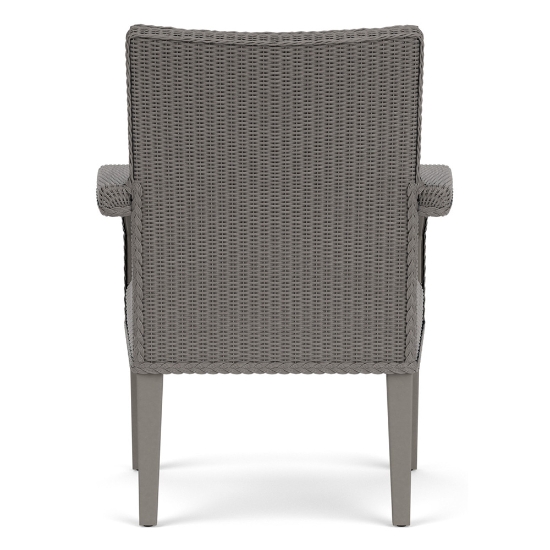 Lloyd Flanders Hamptons Wicker Dining Chair Back View