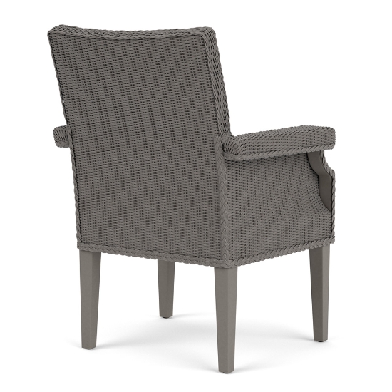 Lloyd Flanders Hamptons Wicker Dining Chair Back Angle View