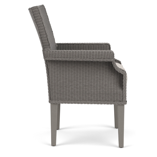 Lloyd Flanders Hamptons Wicker Dining Chair Side View