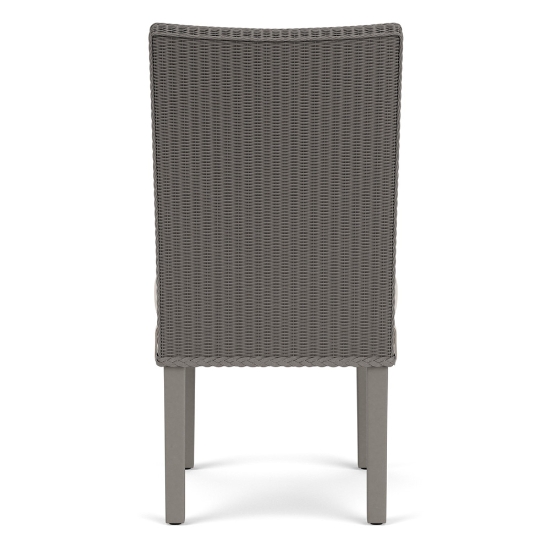 Lloyd Flanders Hamptons Wicker Armless Dining Chair Back View