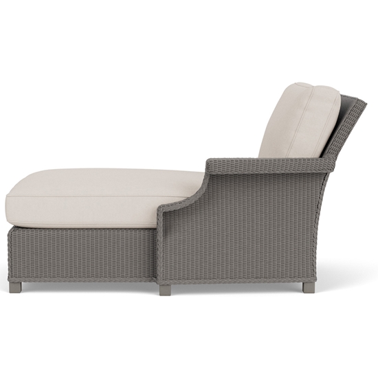 Lloyd Flanders Hamptons Left Arm Sectional Chaise Open Side View
