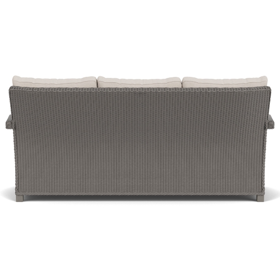 Lloyd Flanders Hamptons Wicker Sofa Back View