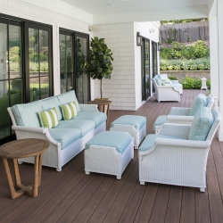 Lloyd Flanders Hamptons Wicker Sofa and Lounge Chair Set - LF-HAMPTONS-SET18
