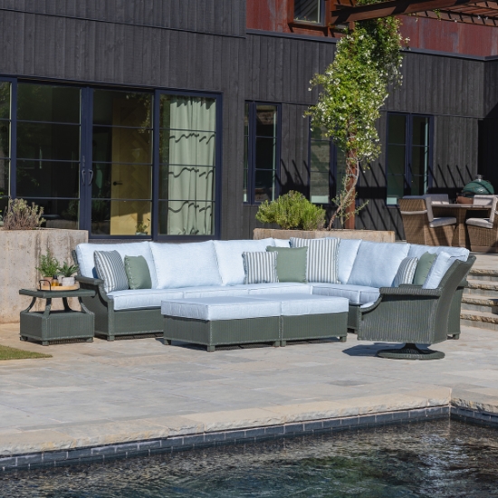 Lloyd Flanders Hamptons Sectional - LF-HAMPTONS-SET22