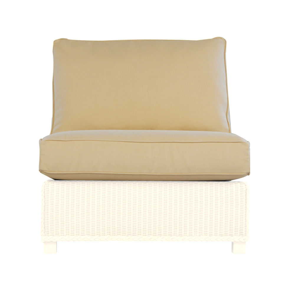 Lloyd Flanders Hamptons Armless Sectional Cushions - 15951-15722-15053