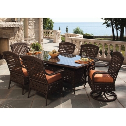 Lloyd Flanders Haven 7 Piece Patio Dining Set - LF-HAVEN-SET1